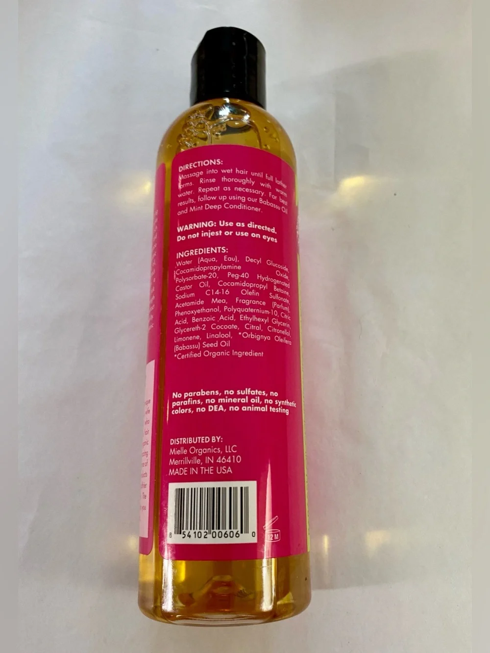 Mielle Babassu Conditioning Shampoo